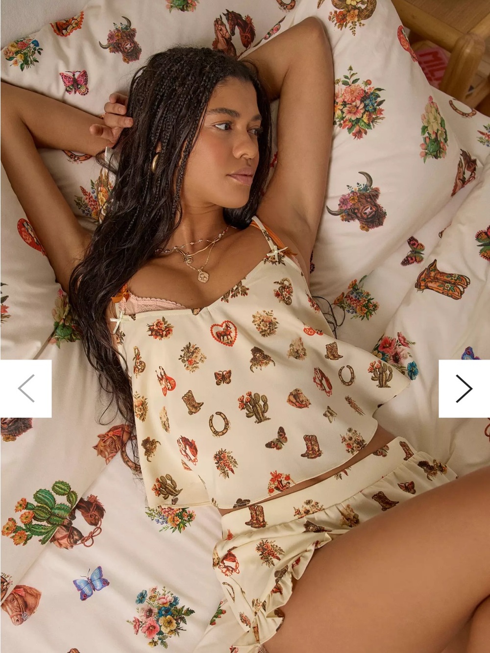 Out From UnderSatin Dream Cami in Western Stick Retail $35 NWOT - Picture 5 of 10